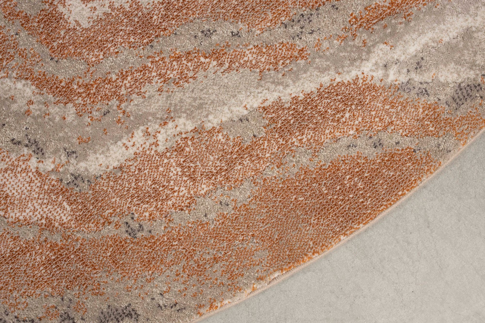 Zuiver Solar Grey/Terra Round Rug 240cm